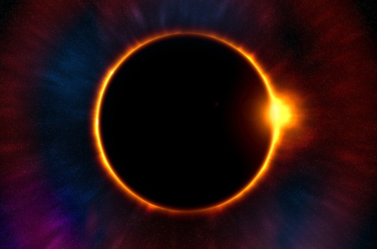 eclipse, sun, space, moon, planet, solar system, sunlight, phenomenon, astronomy, outer space, nature, galaxy, cosmos, universe, space wallpaper, background